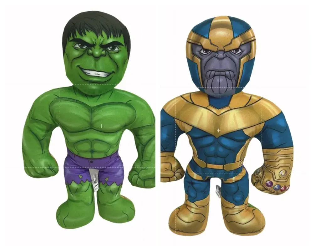 Marvel Half Ems Thanos Hulk Double Sided 2 in 1 18